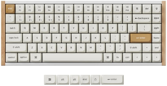 Изображение Klawiatura Keychron K2 HE Special Version Gateron Double-Rail Magnetic Nebula (K2H-Q1)