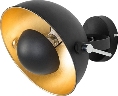 Attēls no Kinkiet Beliani Lampa cienna metalowa czarno-zota THAMES II