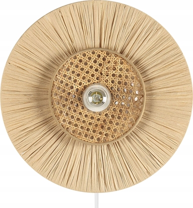 Attēls no Kinkiet Beliani Lampa cienna papierowa  40 cm naturalna YAAPI