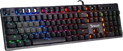 Изображение Klawiatura A4Tech A4tech Bloody Klawiatura B500N gamingowy klawiatura mechaniczna przewodowa Mecha-Like Switch CZ/SK Czarny