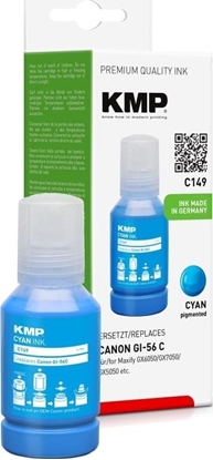 Attēls no KMP C149 Ink Tank cyan compatible with Canon GI-56 C