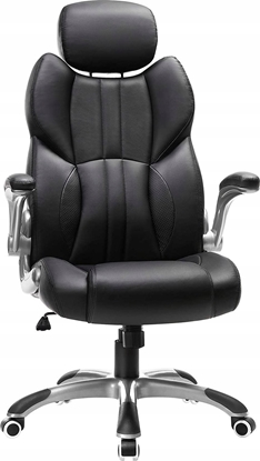 Изображение Krzeso biurowe Songmics Krzeso Biurowe Racing Czarne Obg65bk