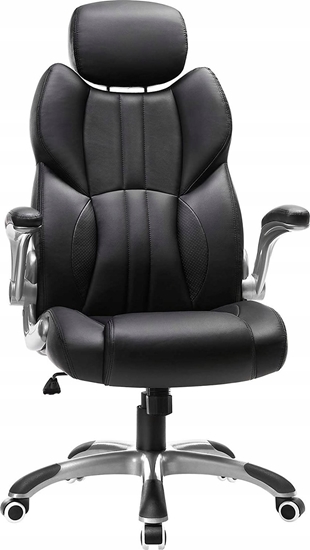 Изображение Krzeso biurowe Songmics Krzeso Biurowe Racing Czarne Obg65bk