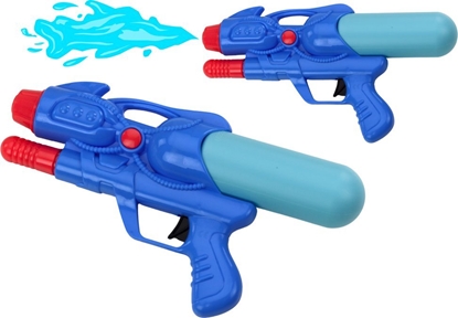 Изображение LeanToys May Pistolet Na Wod Z Pompk 180ml Niebieski