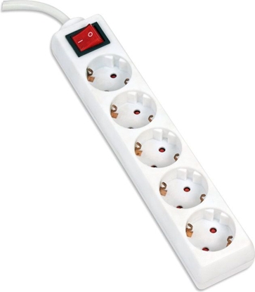 Attēls no Listwa zasilajca Omega przeciwprzepiciowa 5 gniazd 5 m biaa (OL5G5W)