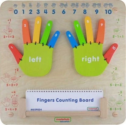Picture of Masterkidz Nauka Liczenia Tablica Edukacyjna Drewniana Masterkidz Interaktywna