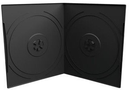 Picture of MediaRange DVD-Leerhülle für 2 Dics 7mm Taschenformat schw