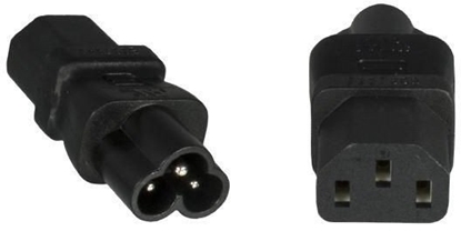 Picture of Microconnect PE613AD adapter wtyczek zasilajcych C6 C13 Czarny
