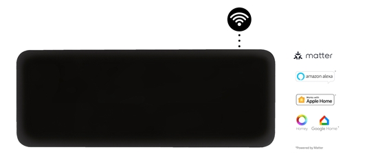 Изображение Mill Invisible Smart WiFi Heater | PA1300WIFI4B | Panel Heater | 1300 W | Suitable for rooms up to 15-19 m² | Black | IPX4