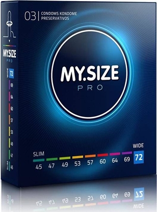 Attēls no MY SIZE PRO MY.SIZE PRO Condoms prezerwatywy 72mm 3szt