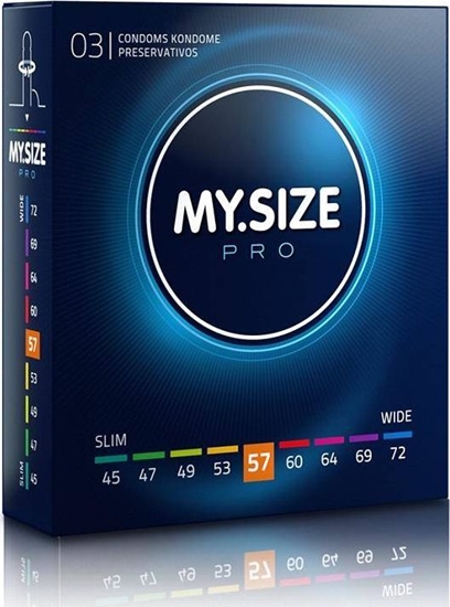 Изображение MY SIZE PRO Prezerwatywy 57mm 3szt