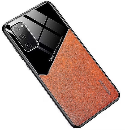 Picture of Mocco Lens Leather Back Case for Apple iPhone 12 Pro Orange