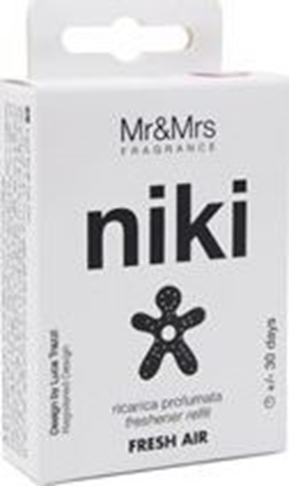 Picture of Mr&Mrs Fragrance Mr Mrs Niki Car air freshener refill JRNIKIBX003V00 Refill for Car Scent, Fresh Air, Black