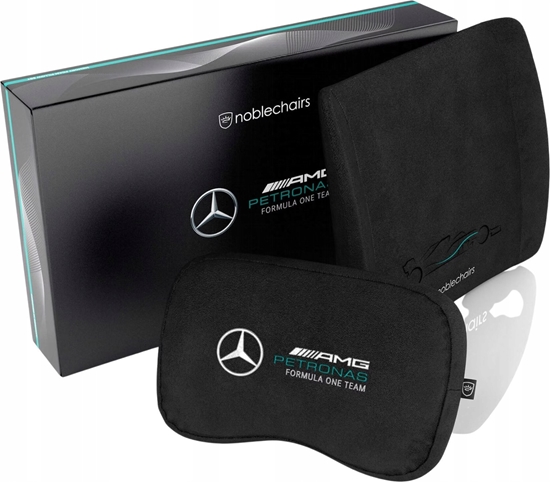 Изображение Noblechairs Zestaw poduszek z pianki zapamitujcej ksztat - Mercedes-AMG Petronas Formula One Team Edition (GAGC-236)