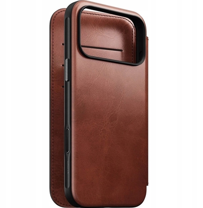Изображение Nomad Modern Leather Folio iPhone 17 Pro Max Olde Dublin H.