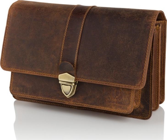 Picture of Paolo Peruzzi Saszetka mska do rki brzowa PAOLO PERUZZI T-21-HBR