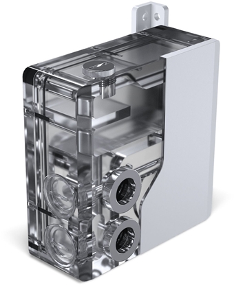 Picture of PHANTEKS Glacier EZ-Fit 120RES-DDC Body DDC-Reservoir, ARGB - 120mm, weiß
