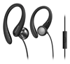 Изображение Philips TAA1105BK/00 headphones/headset Wired Ear-hook, In-ear Sports Black