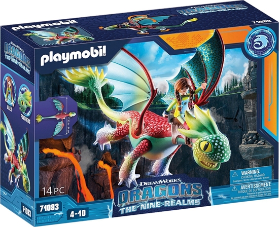 Picture of Playmobil PLAYMOBIL 71083 Dragons: The Nine Realms - Feathers & Alex, construction toy