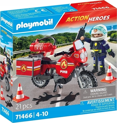 Attēls no Playmobil Playmobil Action Heroes 71466 Motocykl stray poarnej na miejscu wypadku