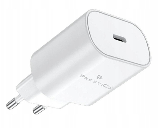 Picture of Prestico F25 Fast Charge wall charger USB-C 25W PD white