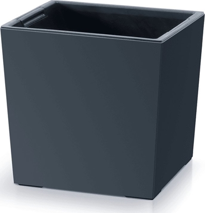 Attēls no Prosperplast Doniczka kwadratowa niska DURS300L Donica + wkad Kwietnik