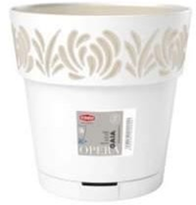 Attēls no Puku pods ar paliktni Gaia O15x15cm balts 8003507883000