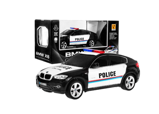 Picture of RoGer R/C BMW X6 Police Toy Car 1:24