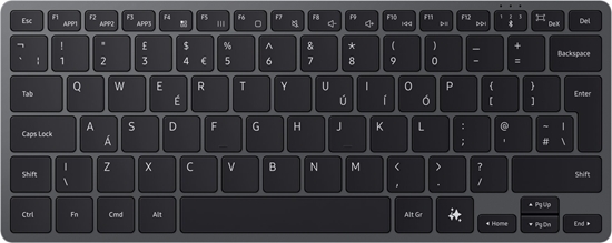 Изображение Samsung EJ-B7800 klawiatura Dom Bluetooth QWERTY Angielski Czarny