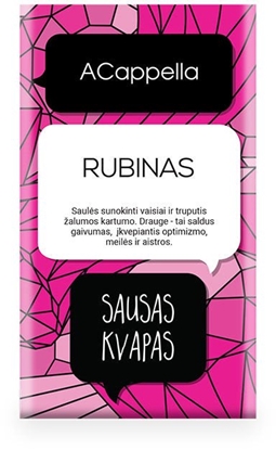 Picture of Sausas nam kvapas ACappella Rubinas, 11 g