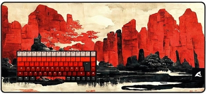 Attēls no Sharkoon SKILLER SGK50 S3 Design Bundle D3 (rot/schwarz)