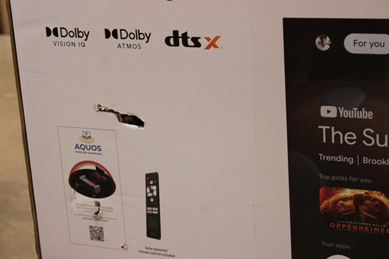 Изображение Sharp | 43GR8265E | 43" | Smart TV | Google TV | 4K Ultra HD | DAMAGED PACKAGING