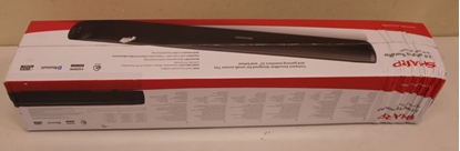 Picture of Sharp SALE OUT. HT-SB107 2.0 Compact Soundbar for TV up to 32", HDMI ARC/CEC, Aux-in, Optical, Bluetooth, 65cm, Gloss Black | Yes | Soundbar Speaker | HT-SB107 | Gloss Black | No | USB port | DAMAGED PACKAGING | AUX in | Bluetooth | Wireless connecti