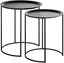Picture of Shumee Zestaw 2 stolików pomocniczych czarny TWINS