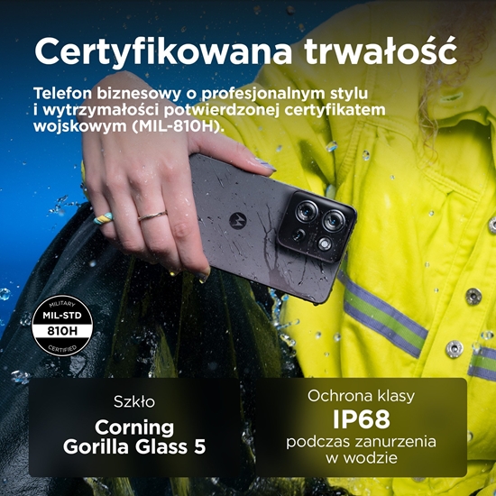 Изображение Smartfon Motorola Moto G75 5G 8/256GB Czarny  (PB3Y0041SE)