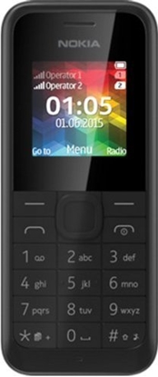 Picture of Smartfon Nokia Nokia 105 DS 8-S- 3,68 black - Nokia 105 Dual SIM black - A00025950