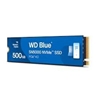 Picture of SSD|WESTERN DIGITAL|Blue SN5000|500GB|M.2|PCIe Gen4|NVMe|Write speed 4000 MBytes/sec|Read speed 5000 MBytes/sec|2.38mm|TBW 300 TB|WDS500G4B0E