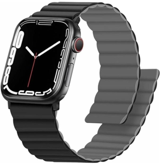 Изображение Swissten Silicone Magnetic Band for Apple Watch 42 / 44 / 45 / 49 mm