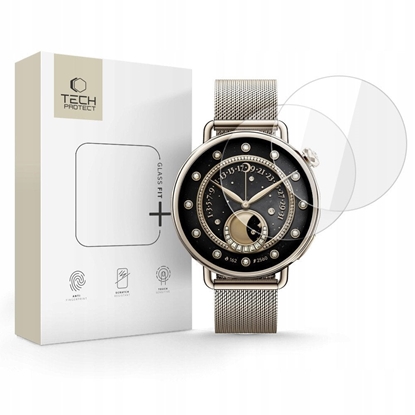 Attēls no Szko Hartowane Etui Tech-Protect Flexair Glass Fit+ 2-pack Xiaomi Watch S4 (41 Mm) Clear