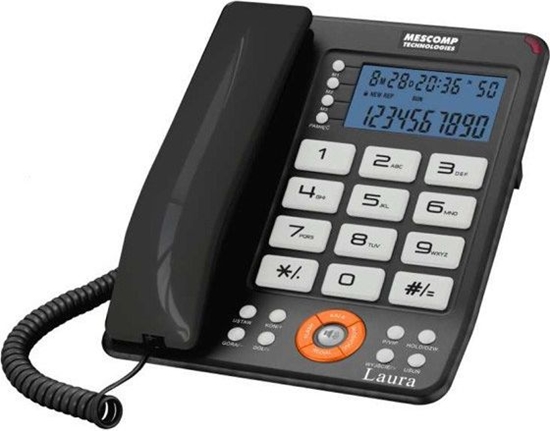 Picture of Telefon stacjonarny Mescomp Laura MT 816 Szary