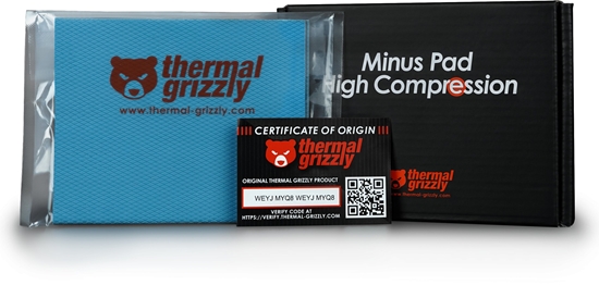 Picture of Thermal Grizzly Minus Pad High Compression - 120 x 100 x 5,0 mm, 2 Stück