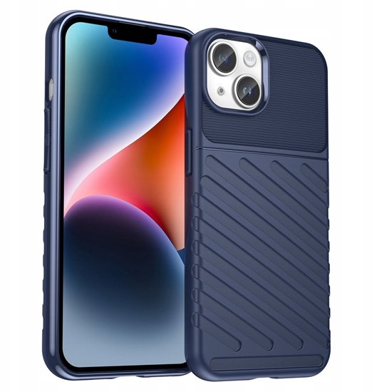 Picture of Thunder Case etui iPhone 14 Plus pancerny pokrowiec niebieski