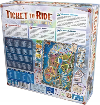 Picture of Ticket to Ride Northern Lights strategy game