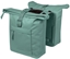 Attēls no Torba na baganik BASIL BROOKLYN DOUBLE PANNIER BAG 41L, MIK Hooks System, wodoodporna, silvergreen (NEW 2026)