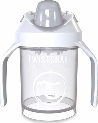 Picture of Twistshake Kubek niekapek z mikserem 230 ml biay 4m+ (3120533)