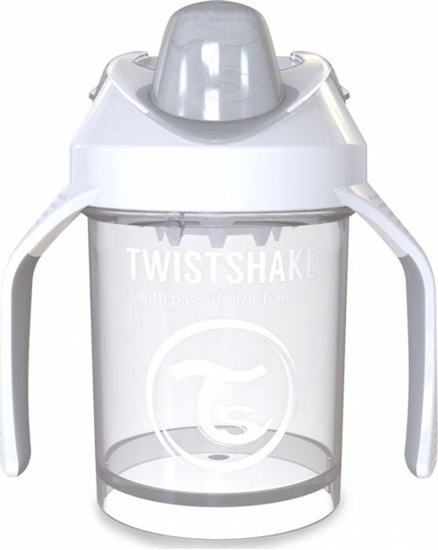 Picture of Twistshake Kubek niekapek z mikserem 230 ml biay 4m+ (3120533)
