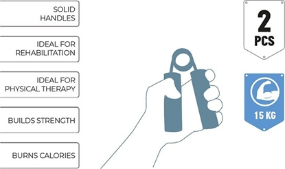 Attēls no Umbro Umbro - ciskacz do rk 15 kg 2 szt. (czerwony)