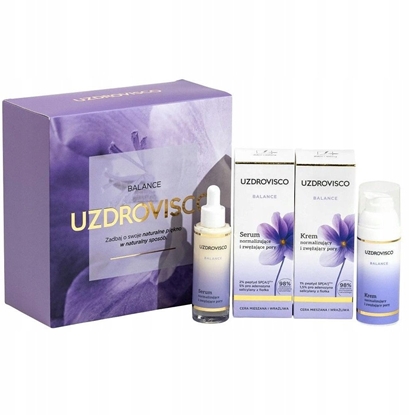 Attēls no UZDROVISCO_SET Balance krem normalizujcy 50ml + serum normalizujce 30ml