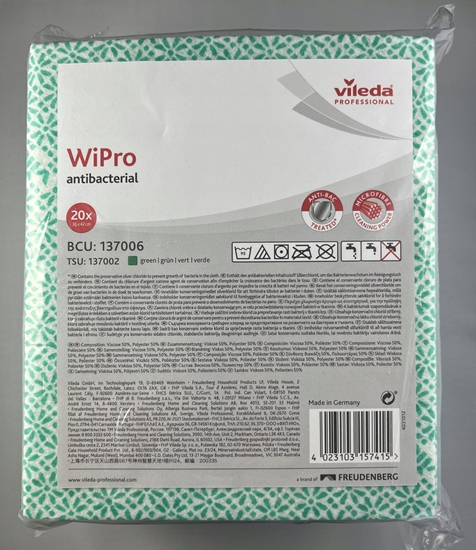 Picture of Vileda cierka WiPro Antybakteryjna Zielona 137002..