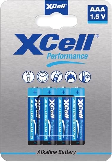 Изображение XCell Batterie Performance Alkaline LR03 Micro AAA 4St.